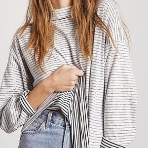 We the free Be Free stripe tunic